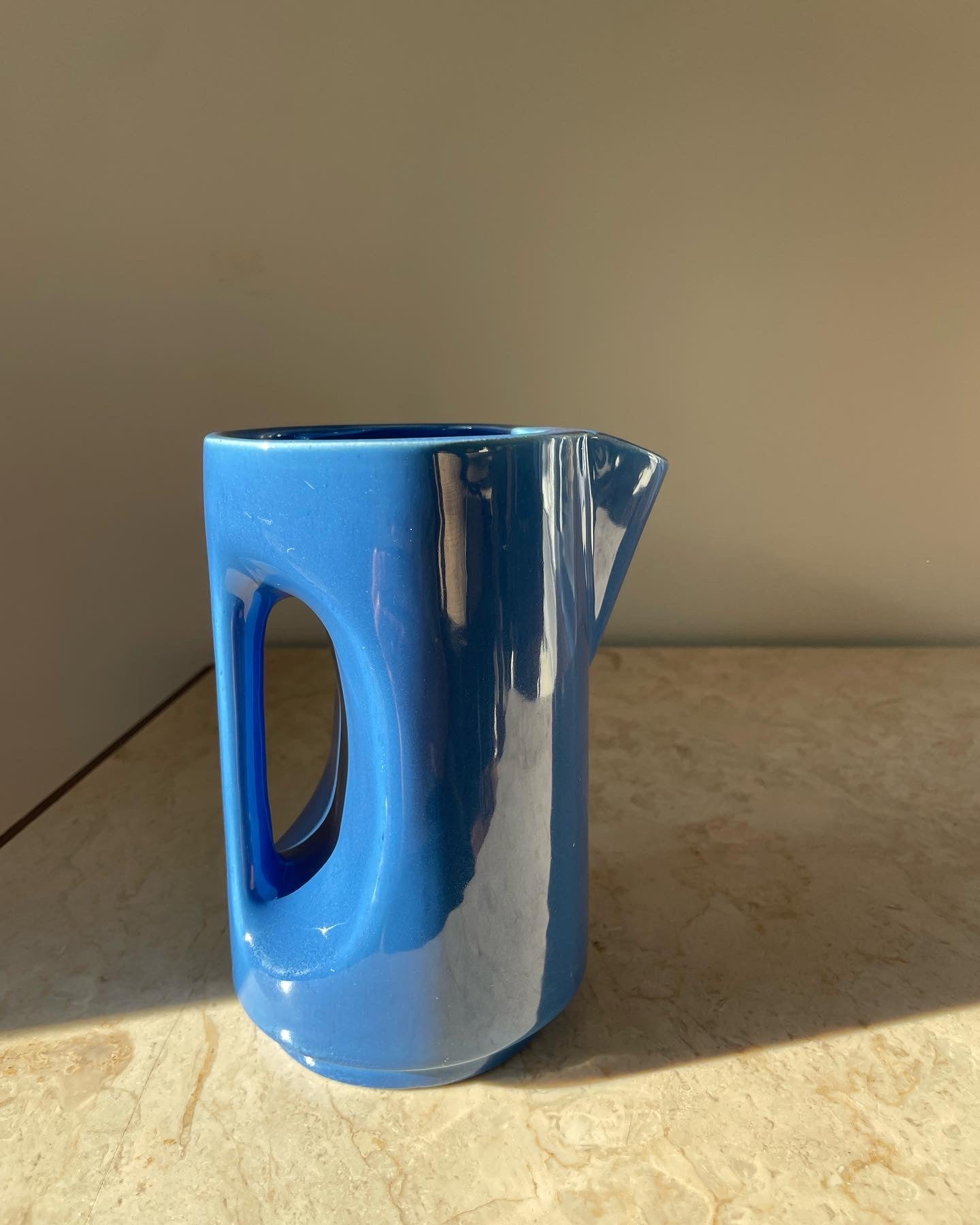 Handmade Blue Pitcher