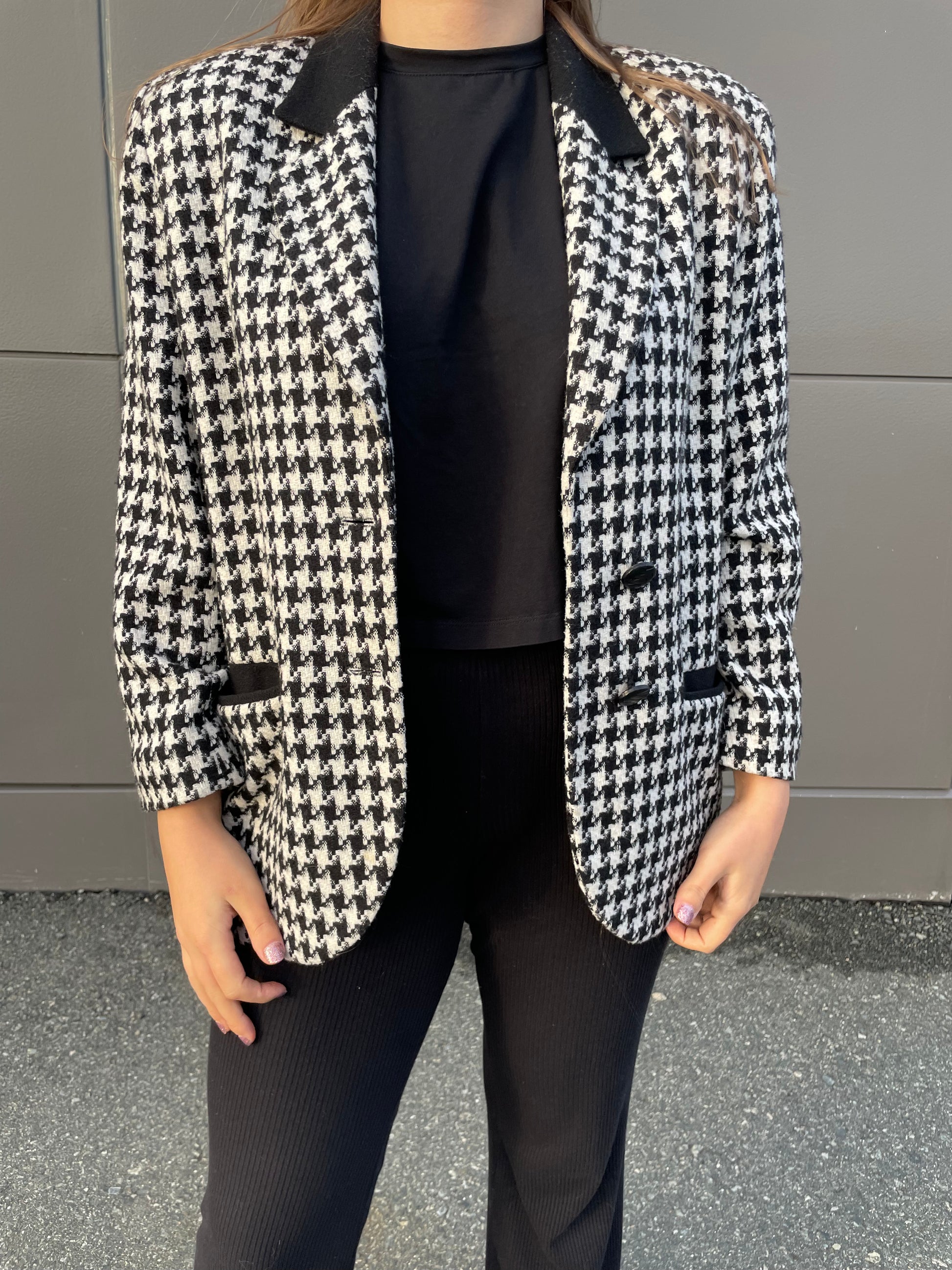 Black and White Blazer