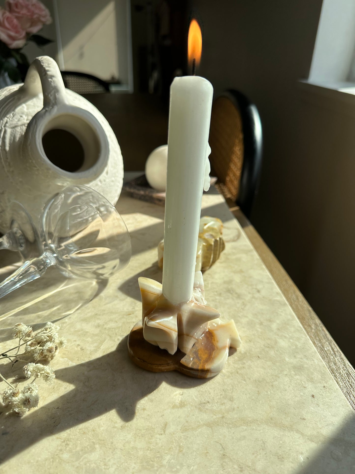 Onyx candlestick