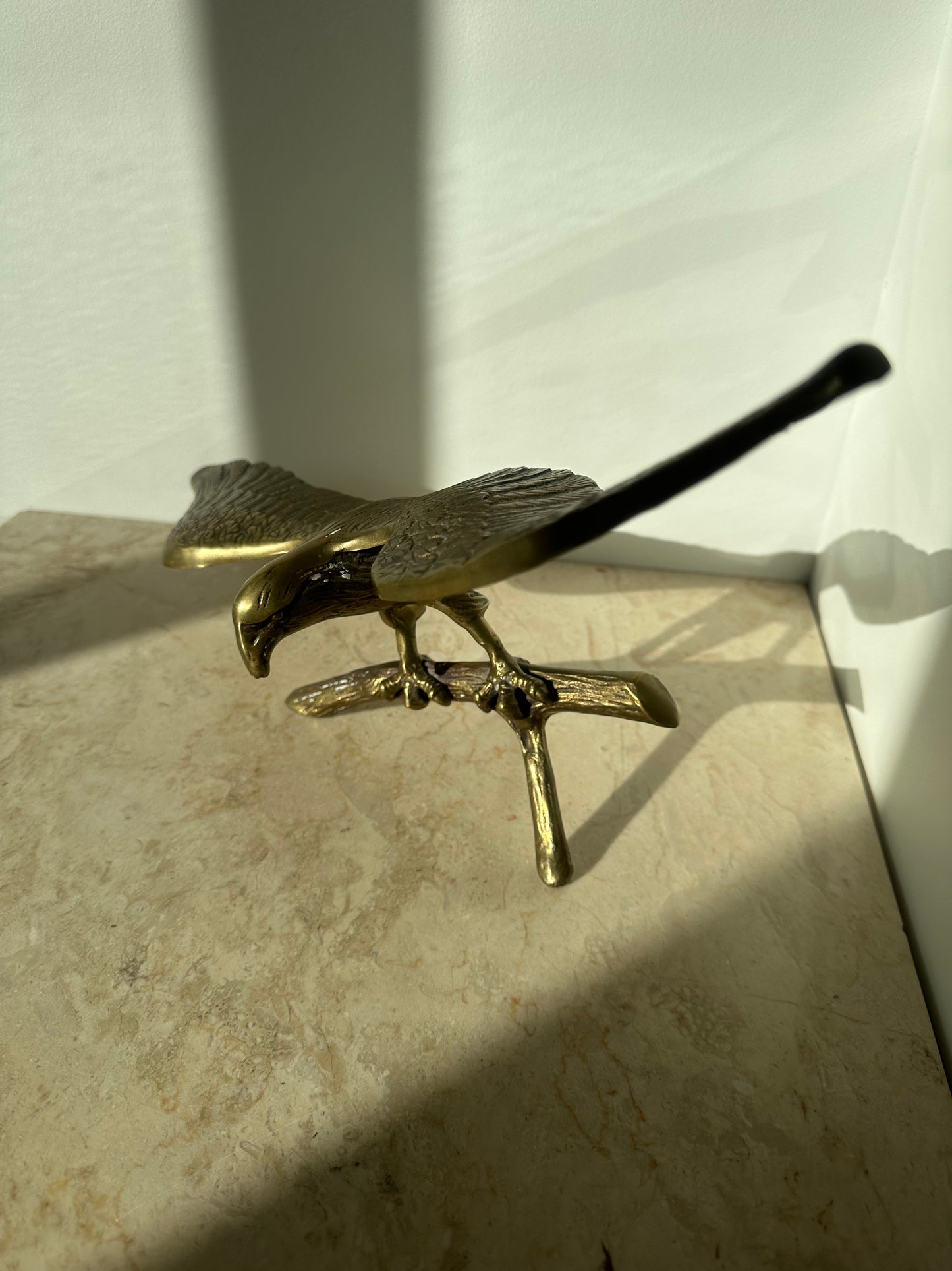 Vintage brass eagle