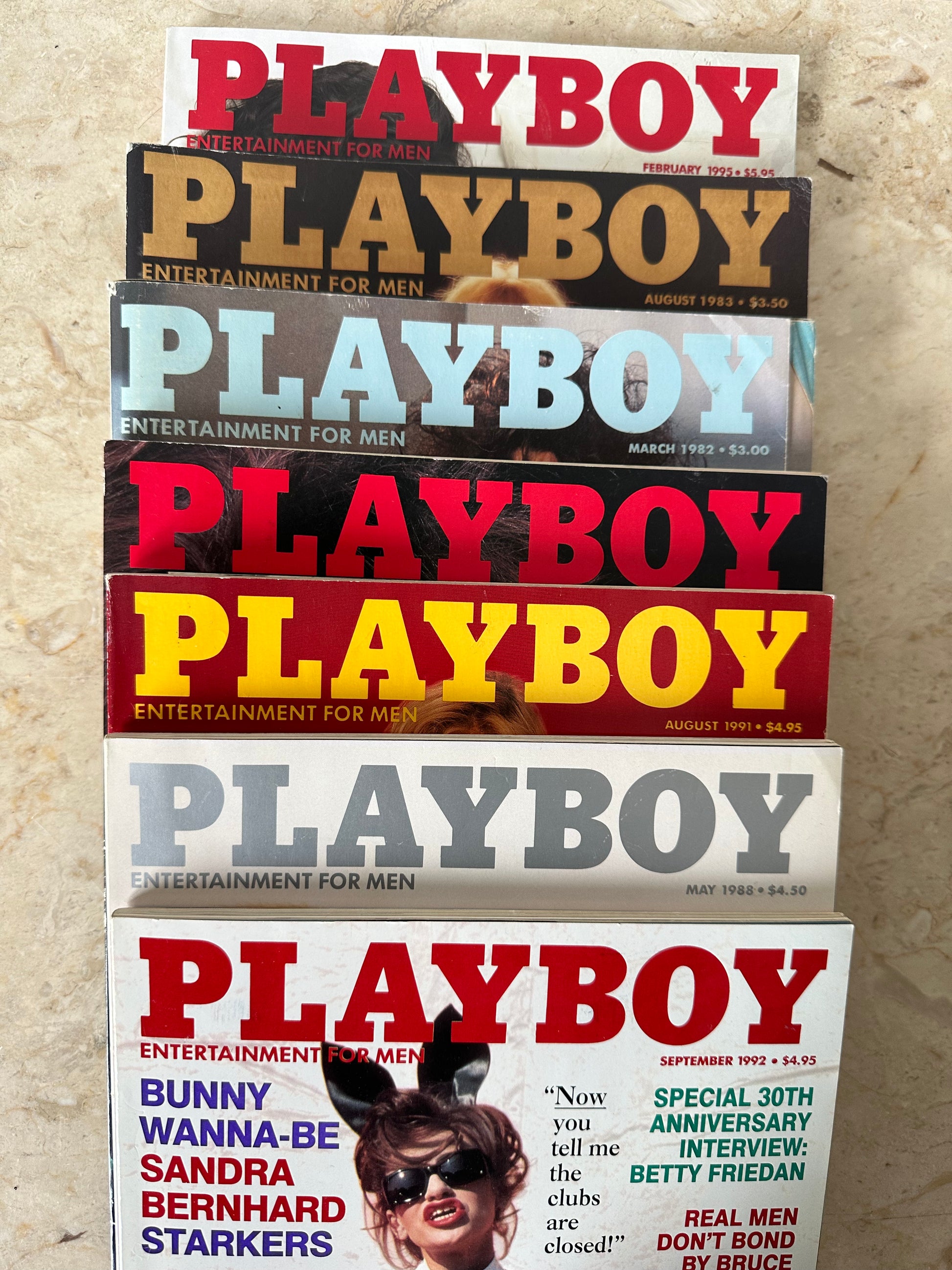 Mystery vintage playboy magazine