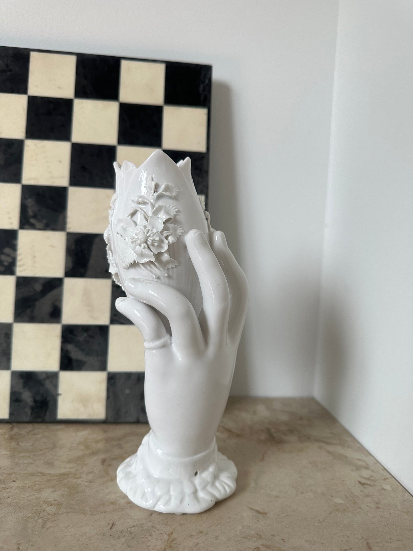 Lady’s hand vase