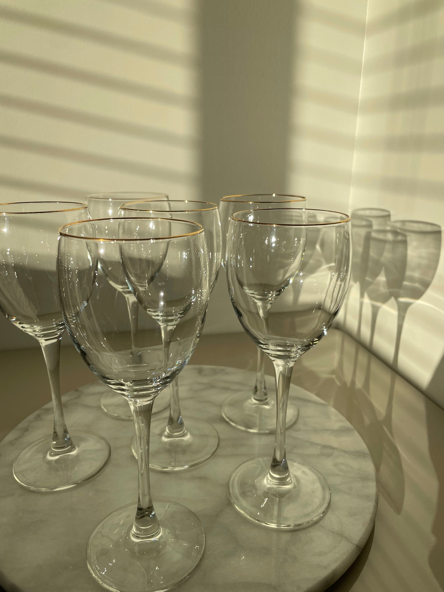 Wine glasses