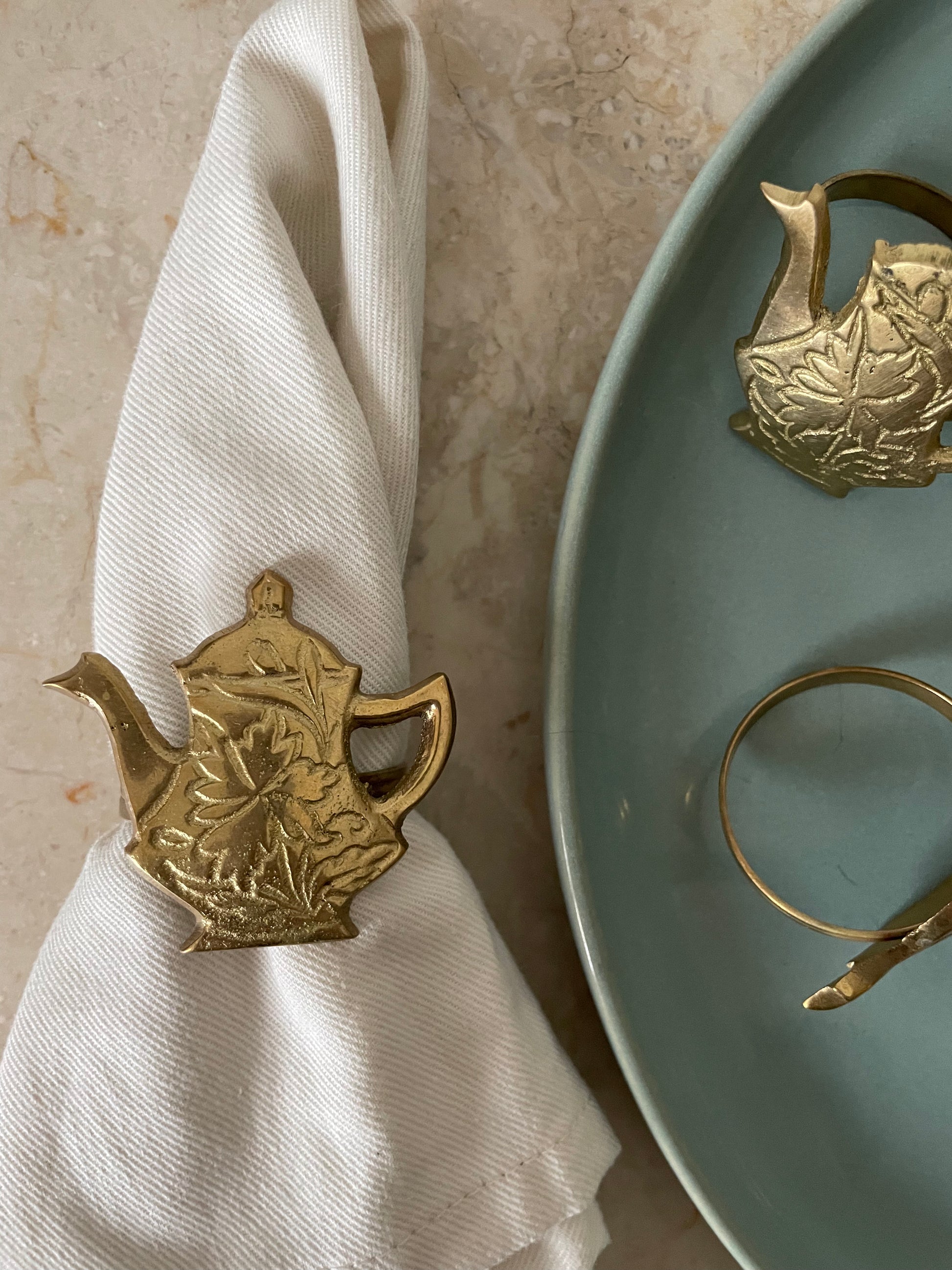 Brass Napkin Rings