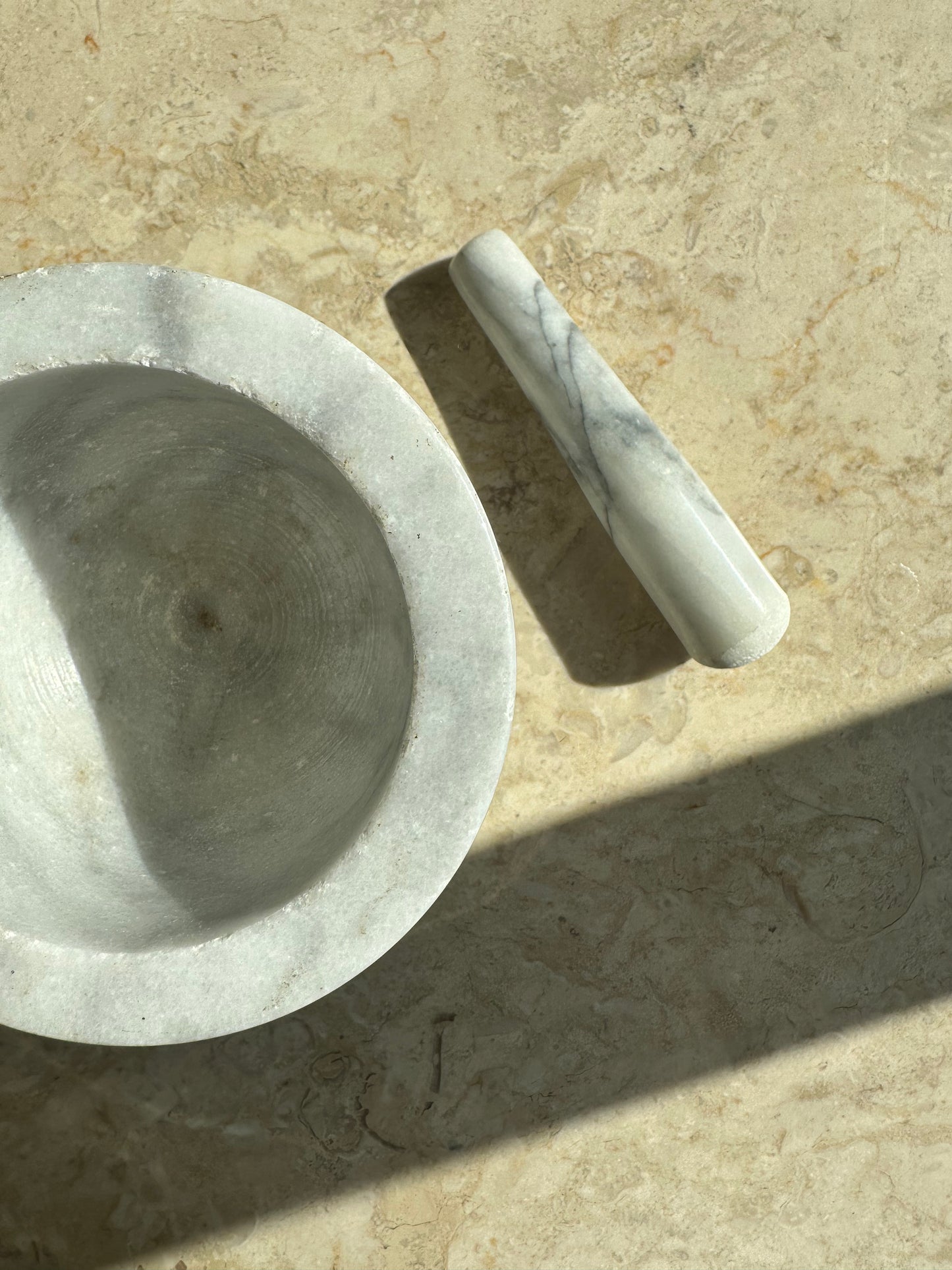 Marble mortar