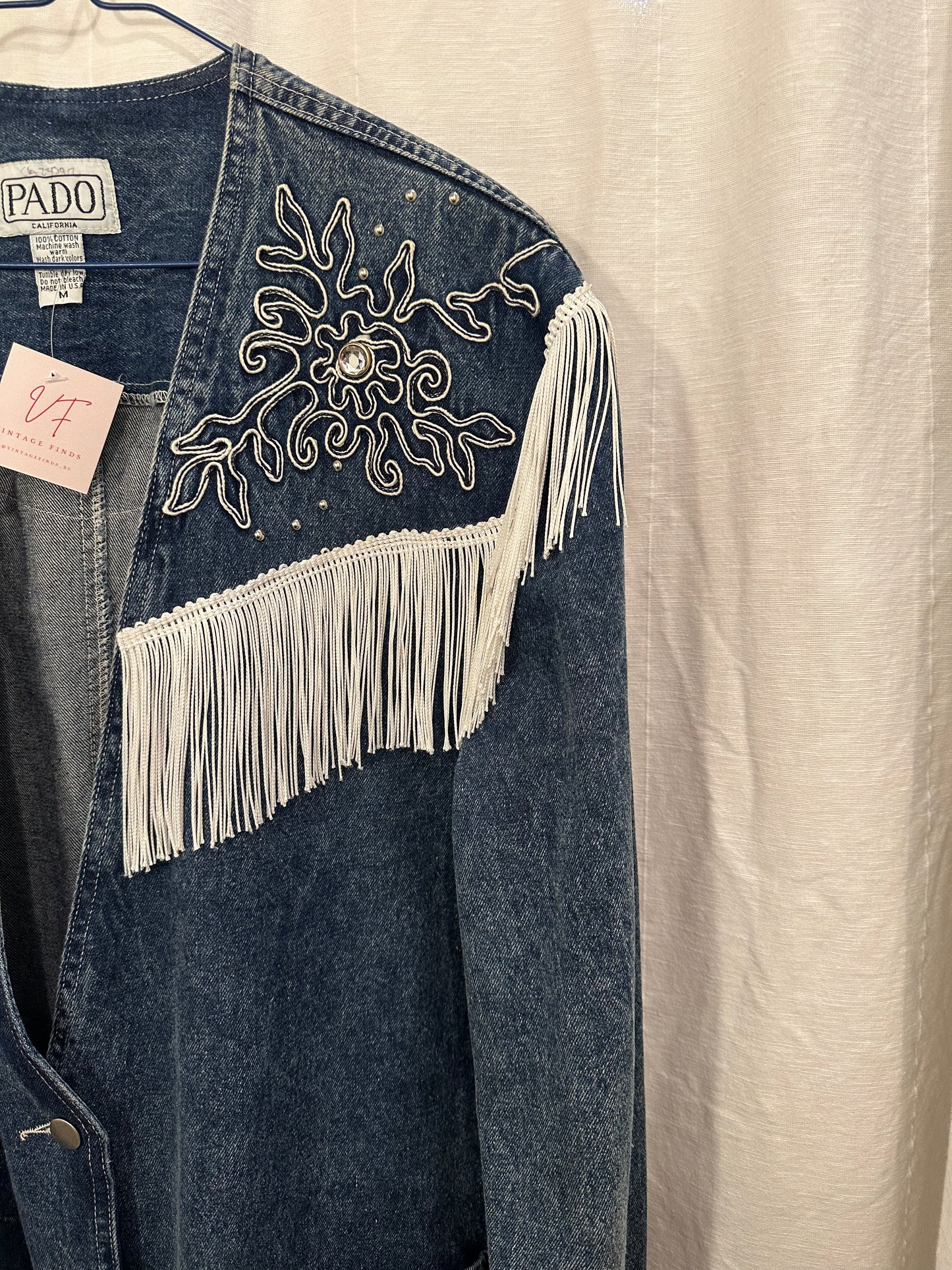 Fringe Denim Jacket