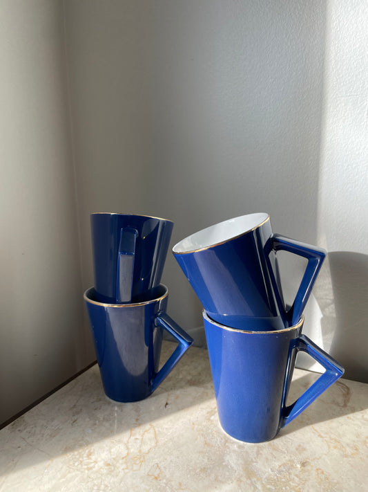 Navy blue mugs