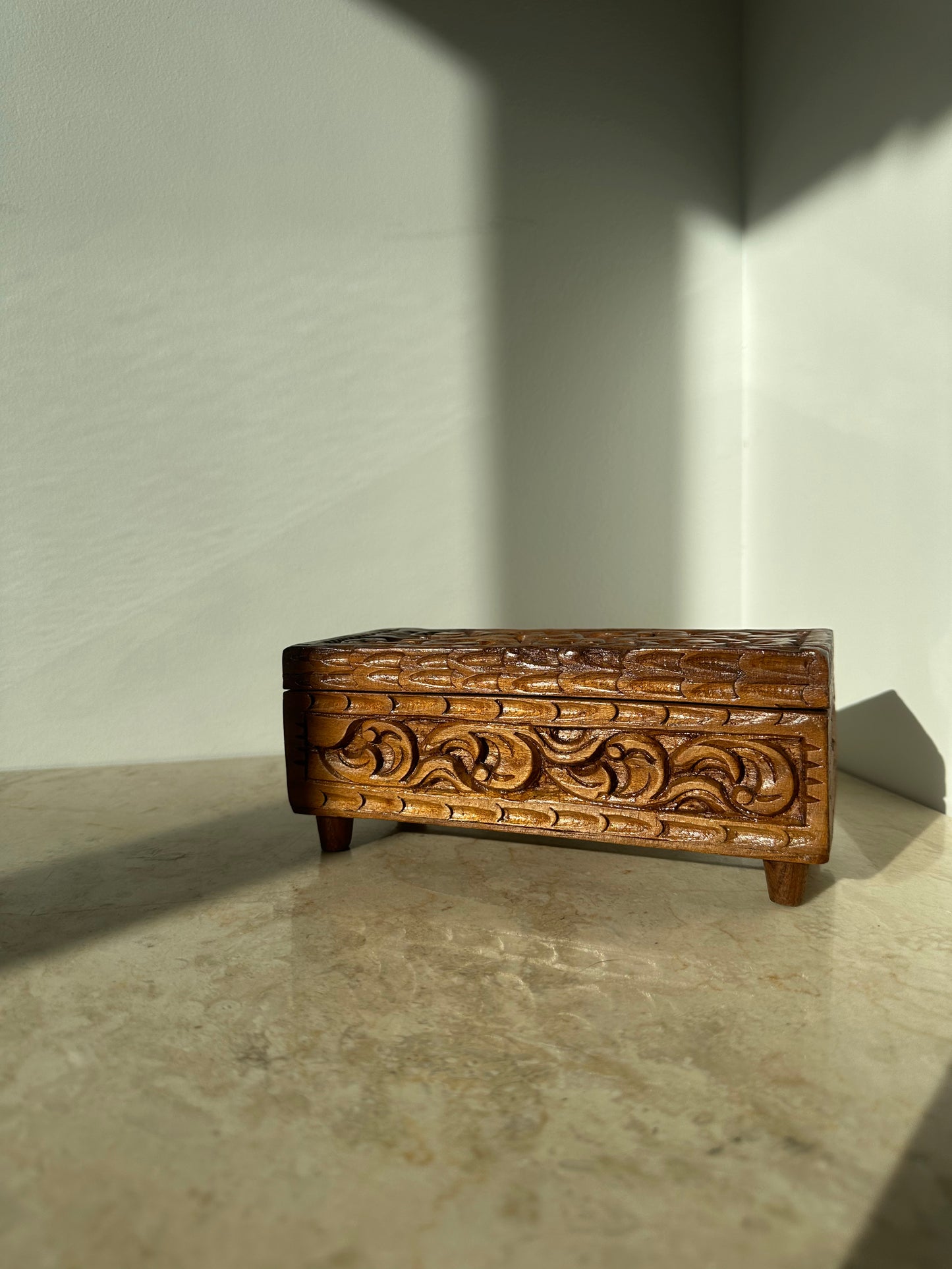 Wooden jewelry box