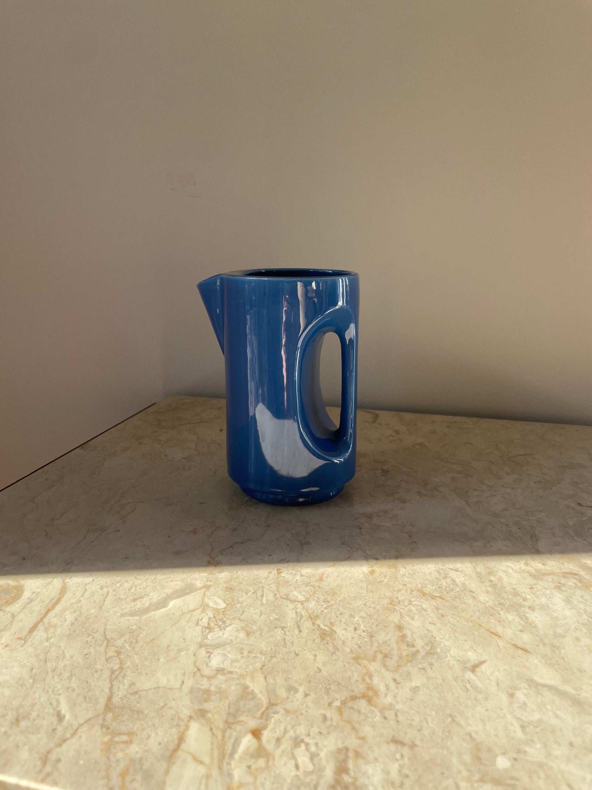 Handmade Blue Pitcher