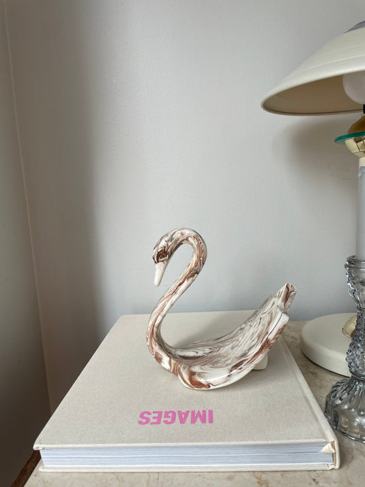 Ceramic swan