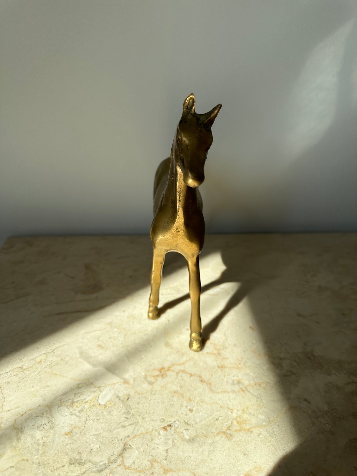 Vintage Brass Horse