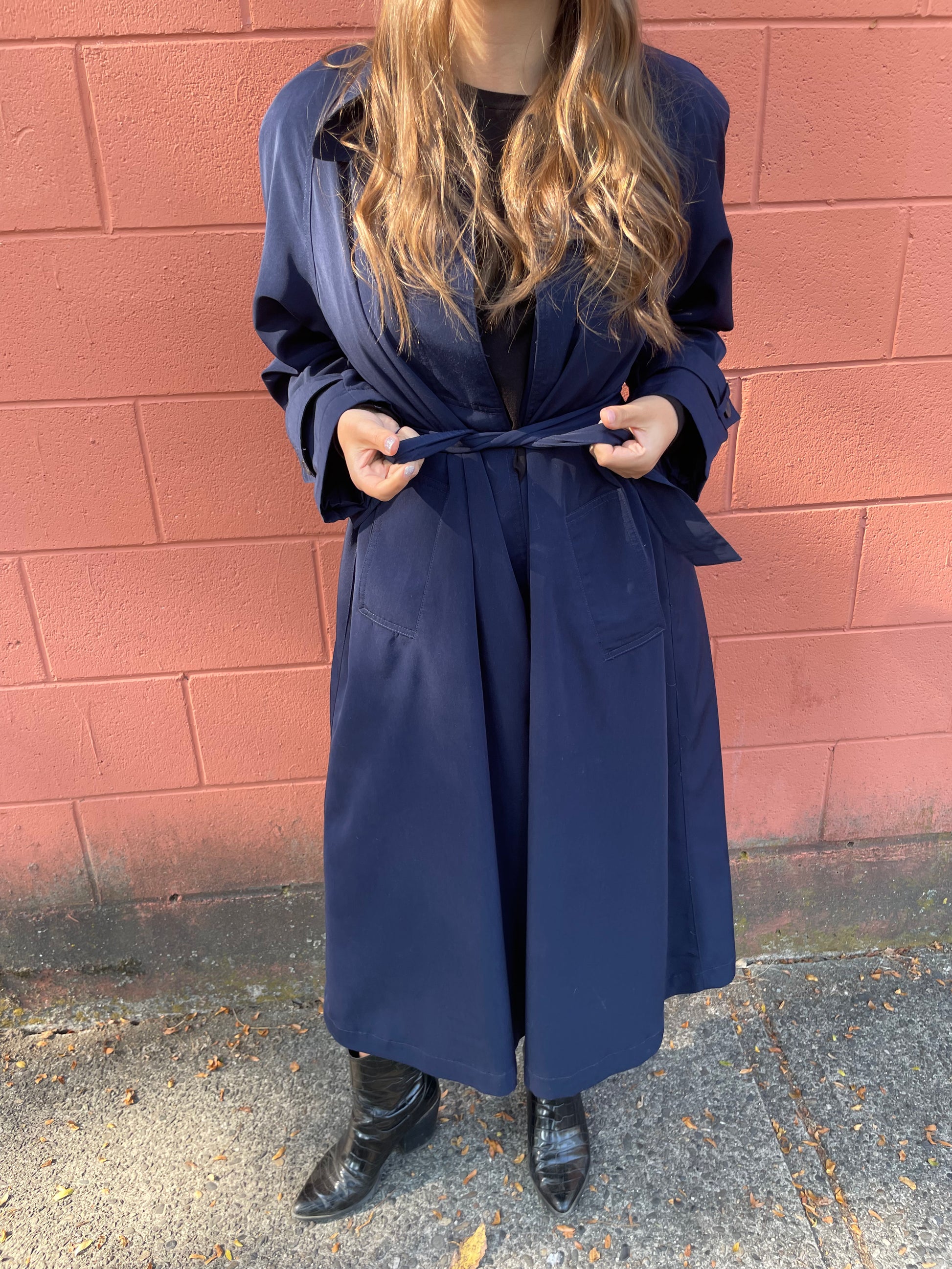 Blue Trench Coat 