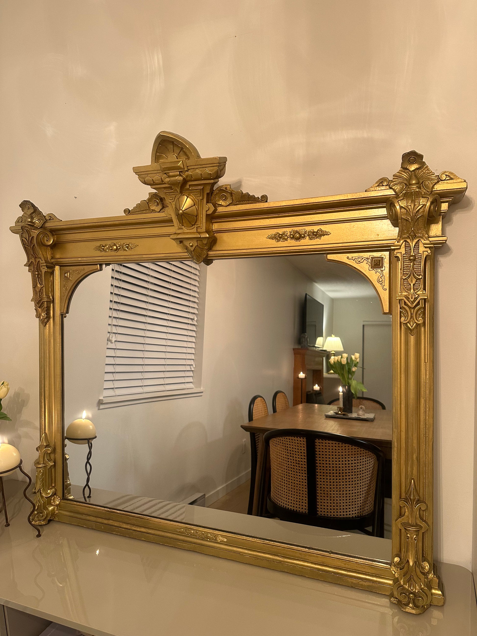 Antique Large Mirror 