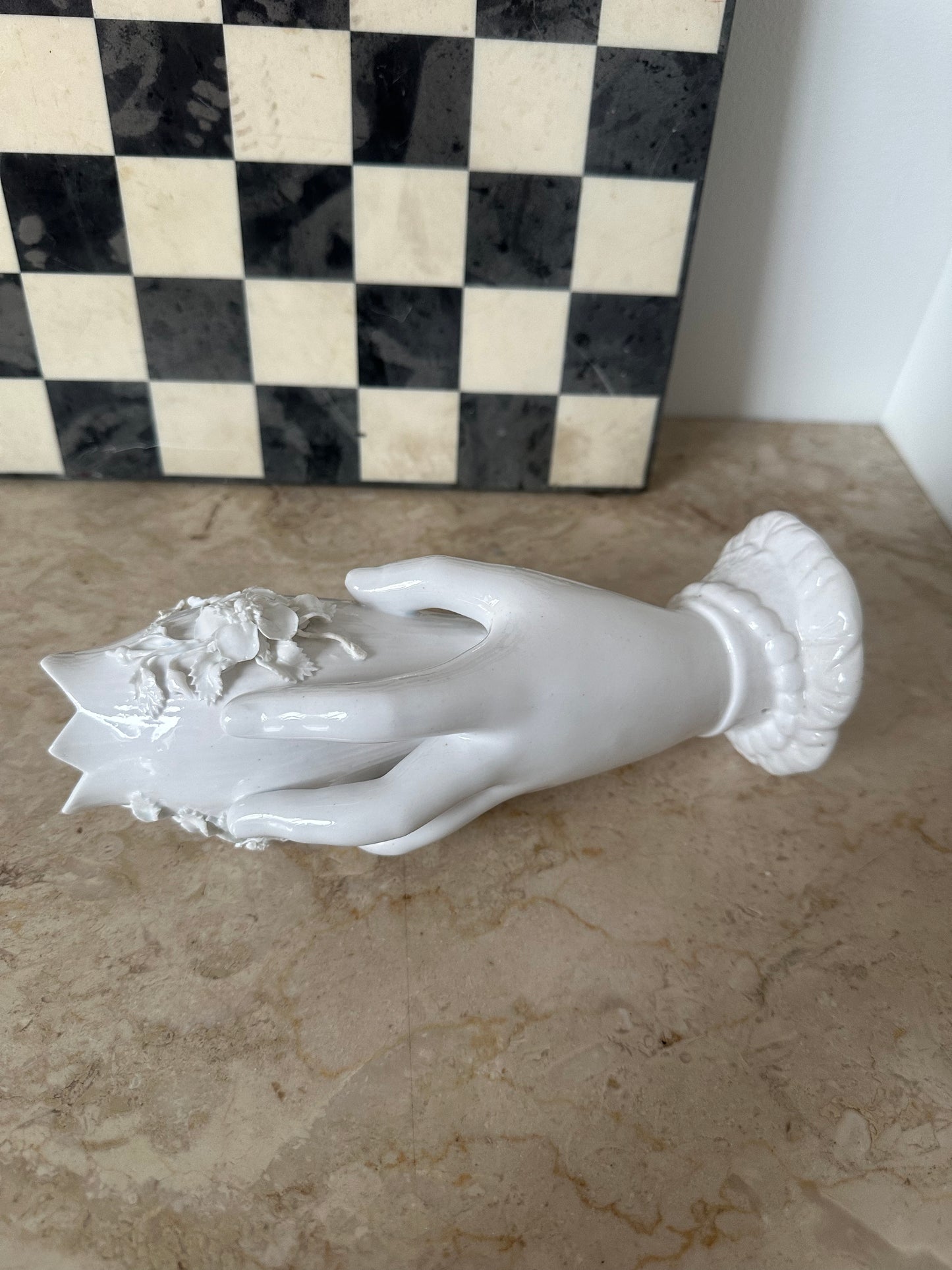 Lady’s hand vase