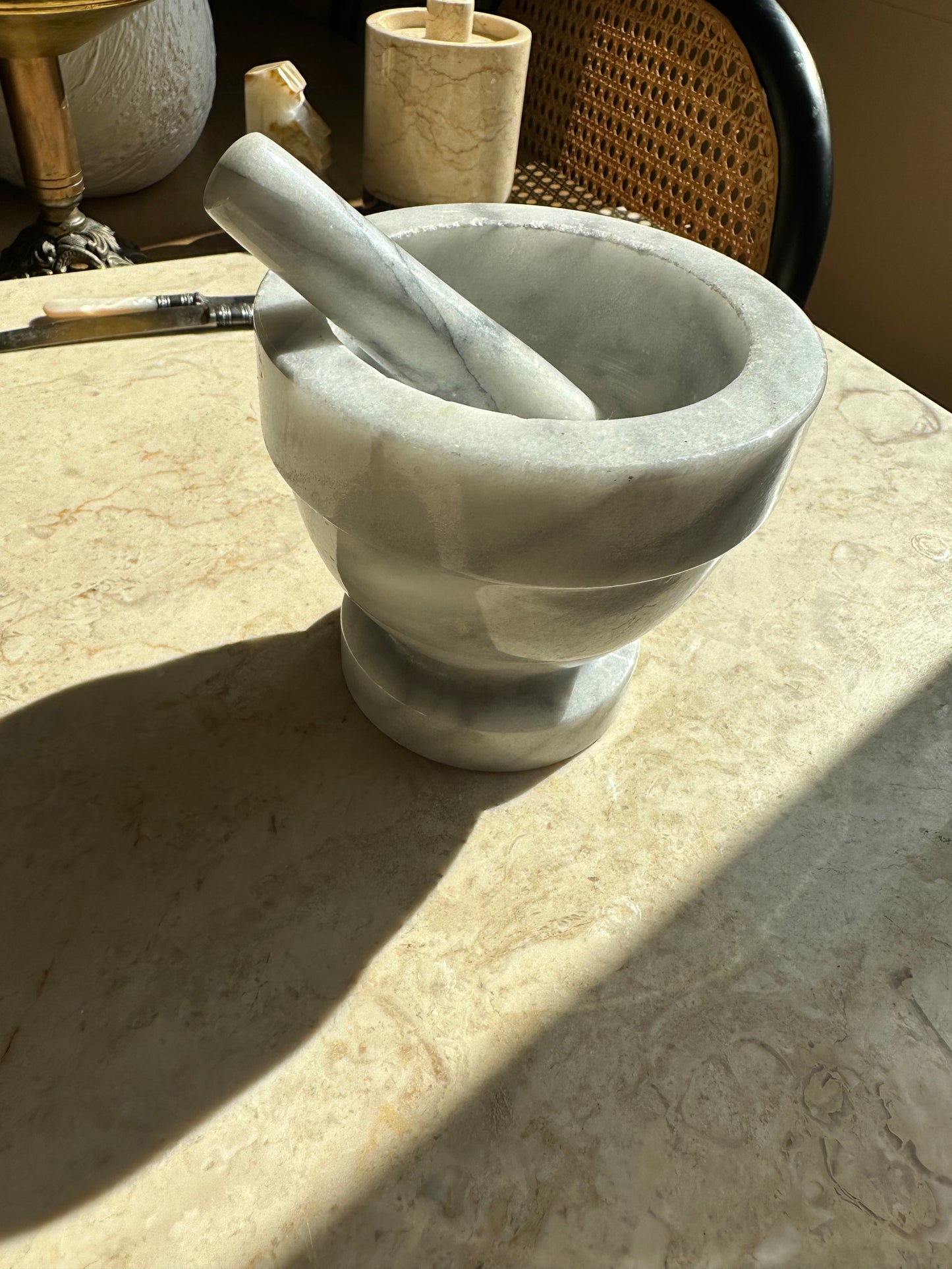 Marble mortar