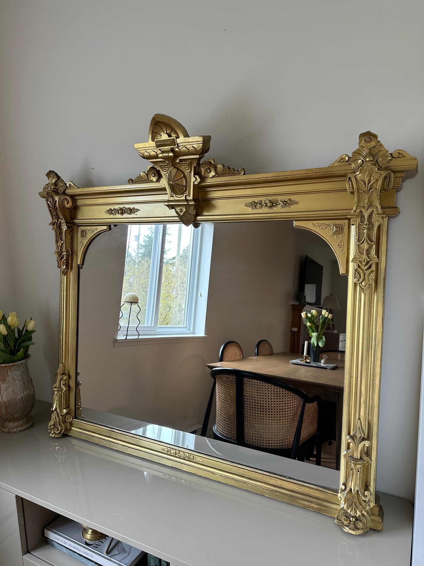 Antique Large Mirror 