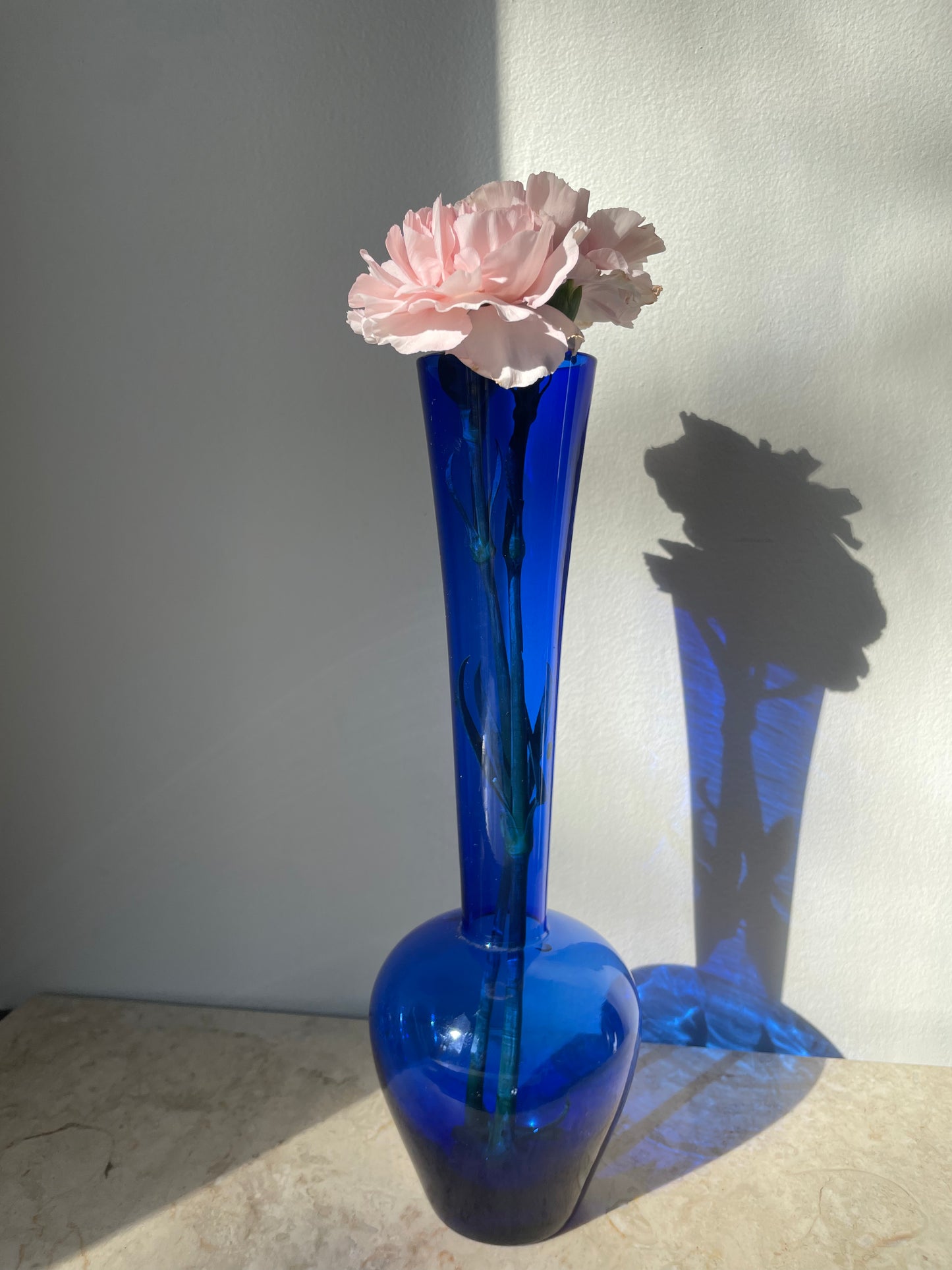 Blue Glass Vase