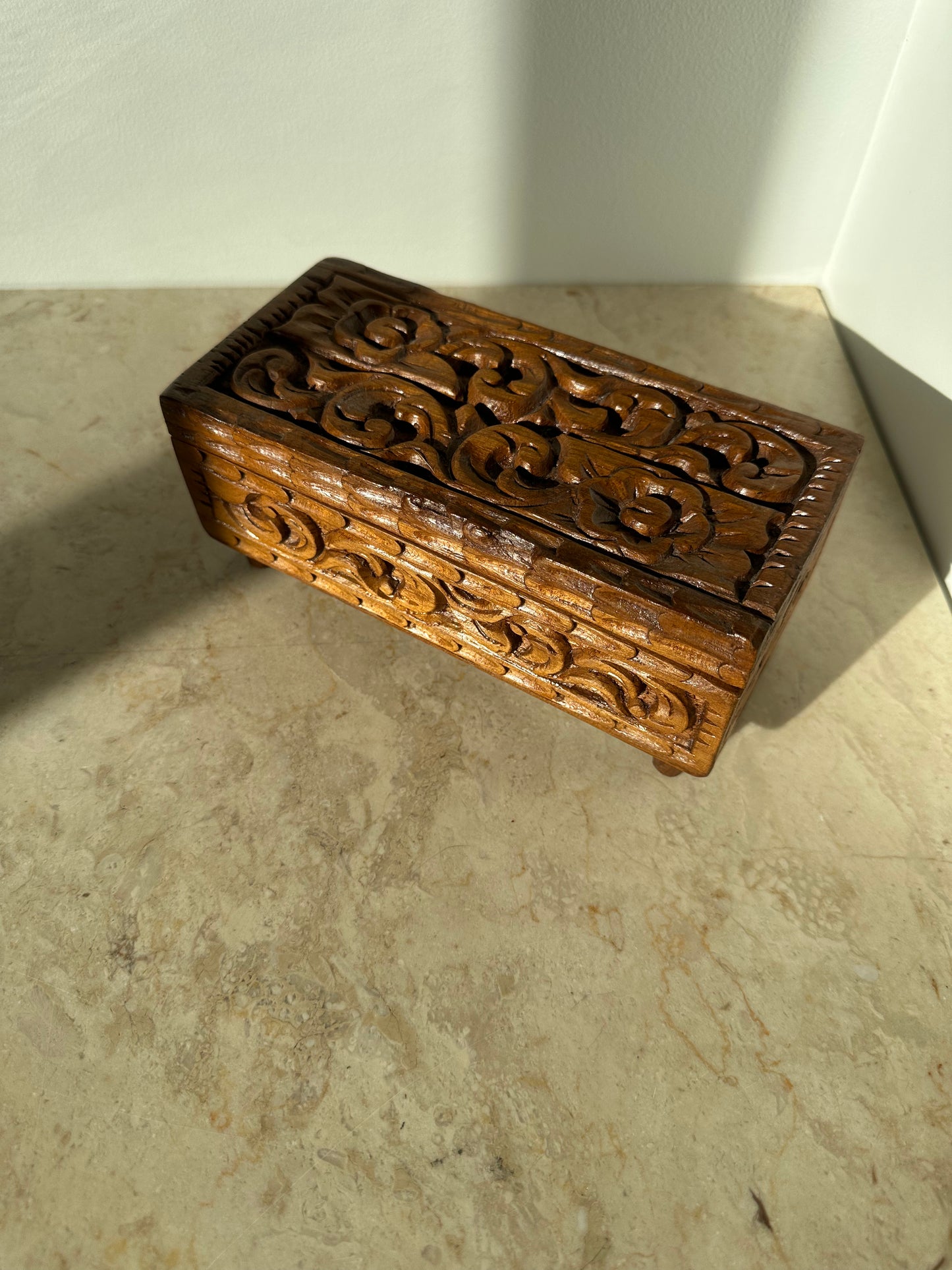 Wooden jewelry box