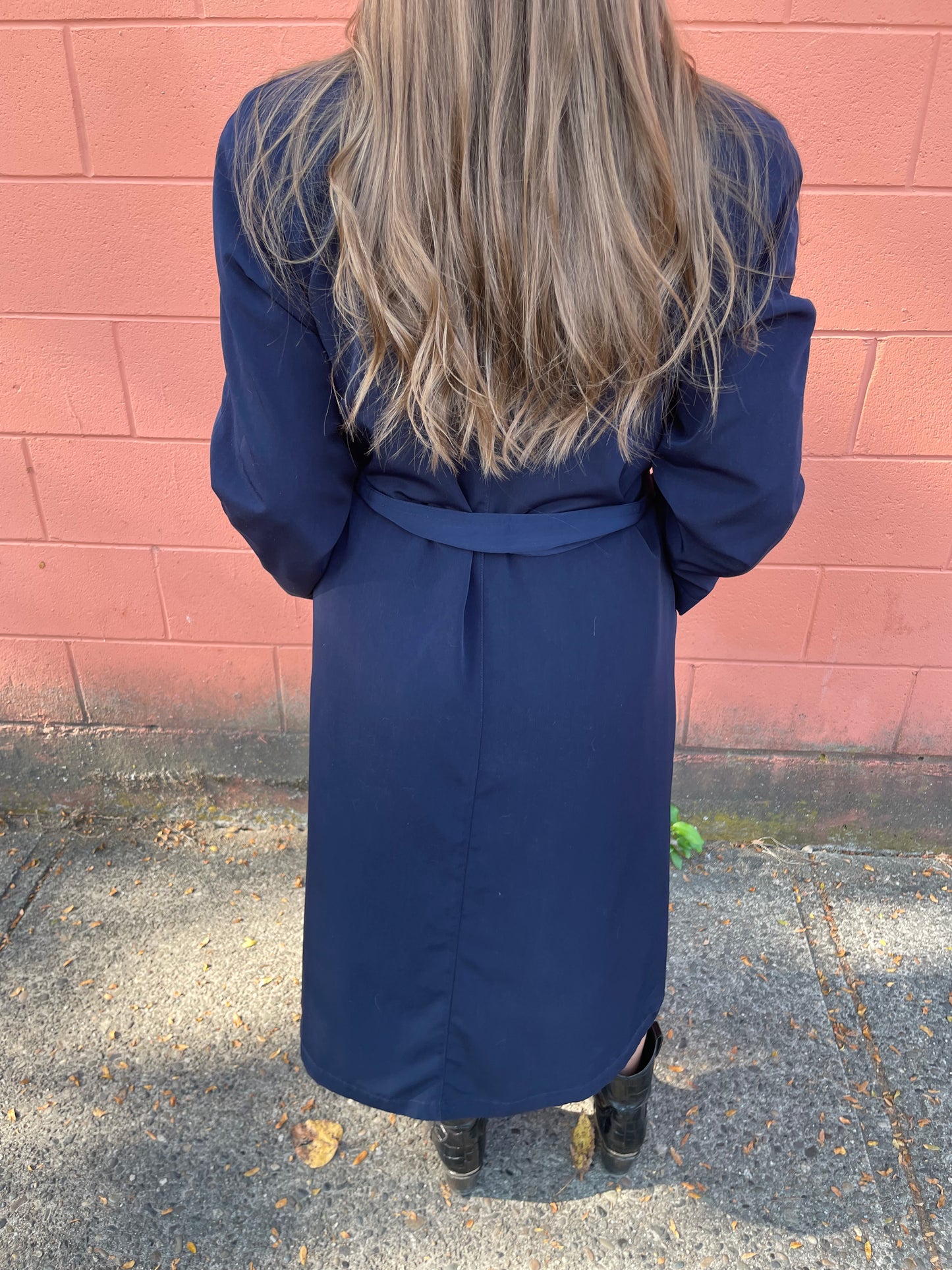 Blue Trench Coat 