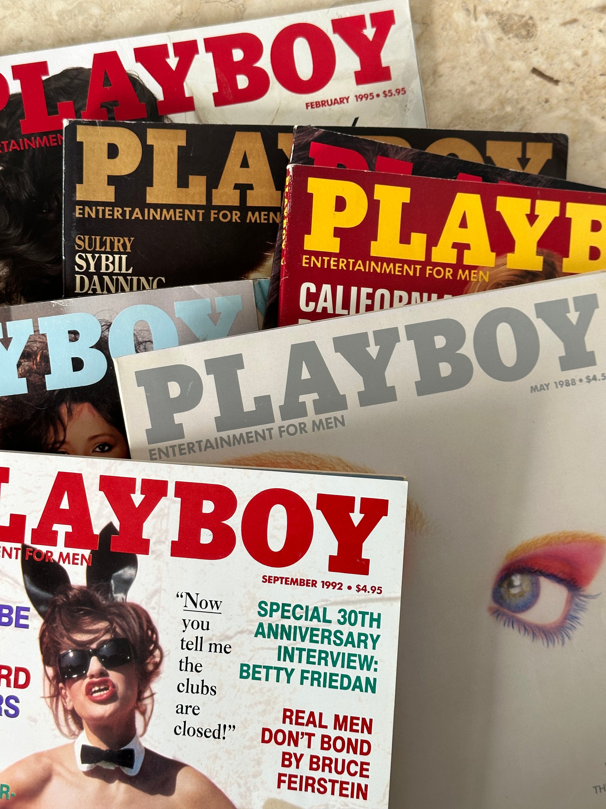 Mystery vintage playboy magazine