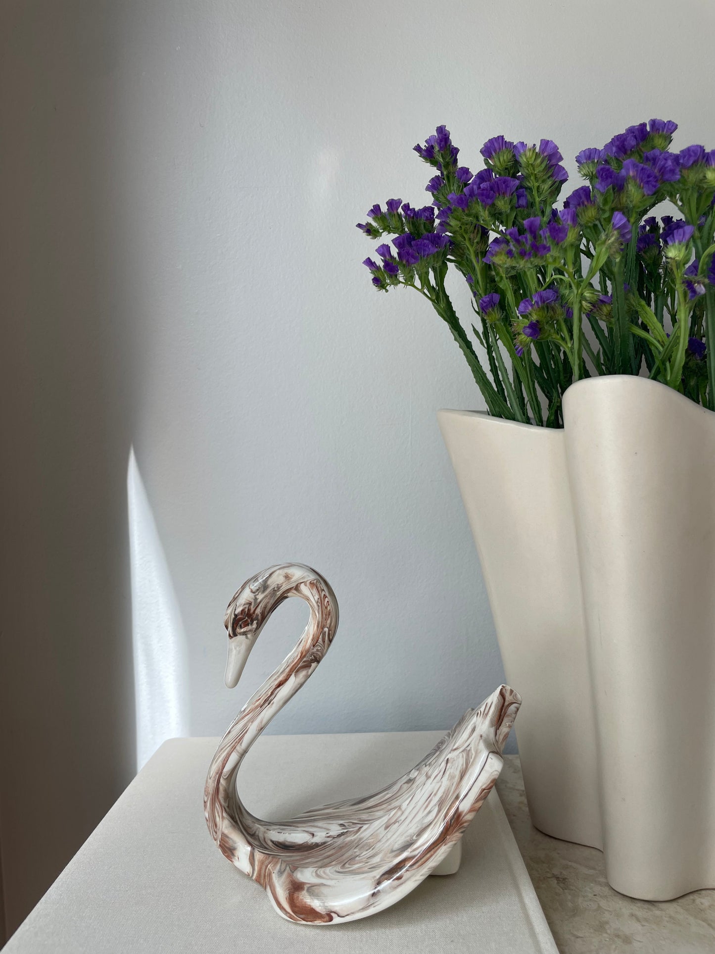 Ceramic swan