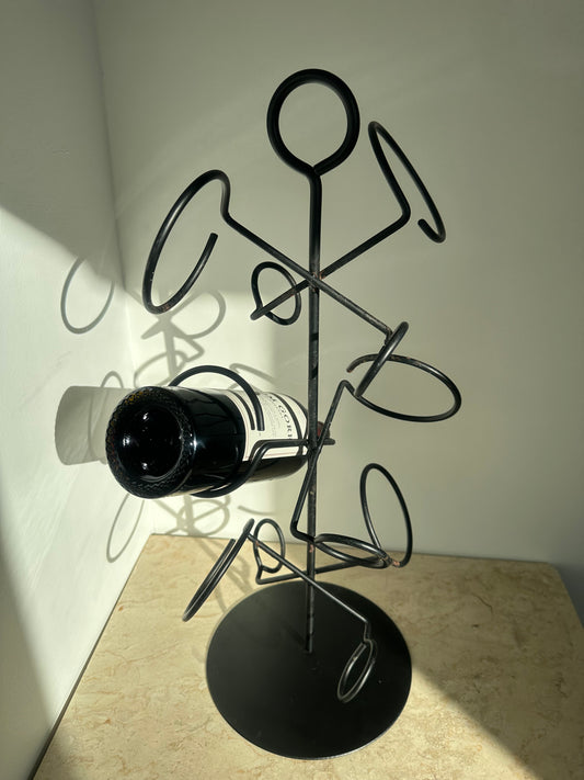 Iron wine rack