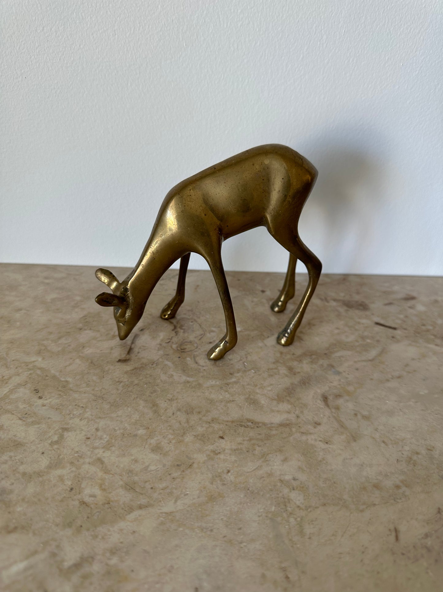 Brass Deer Figurine