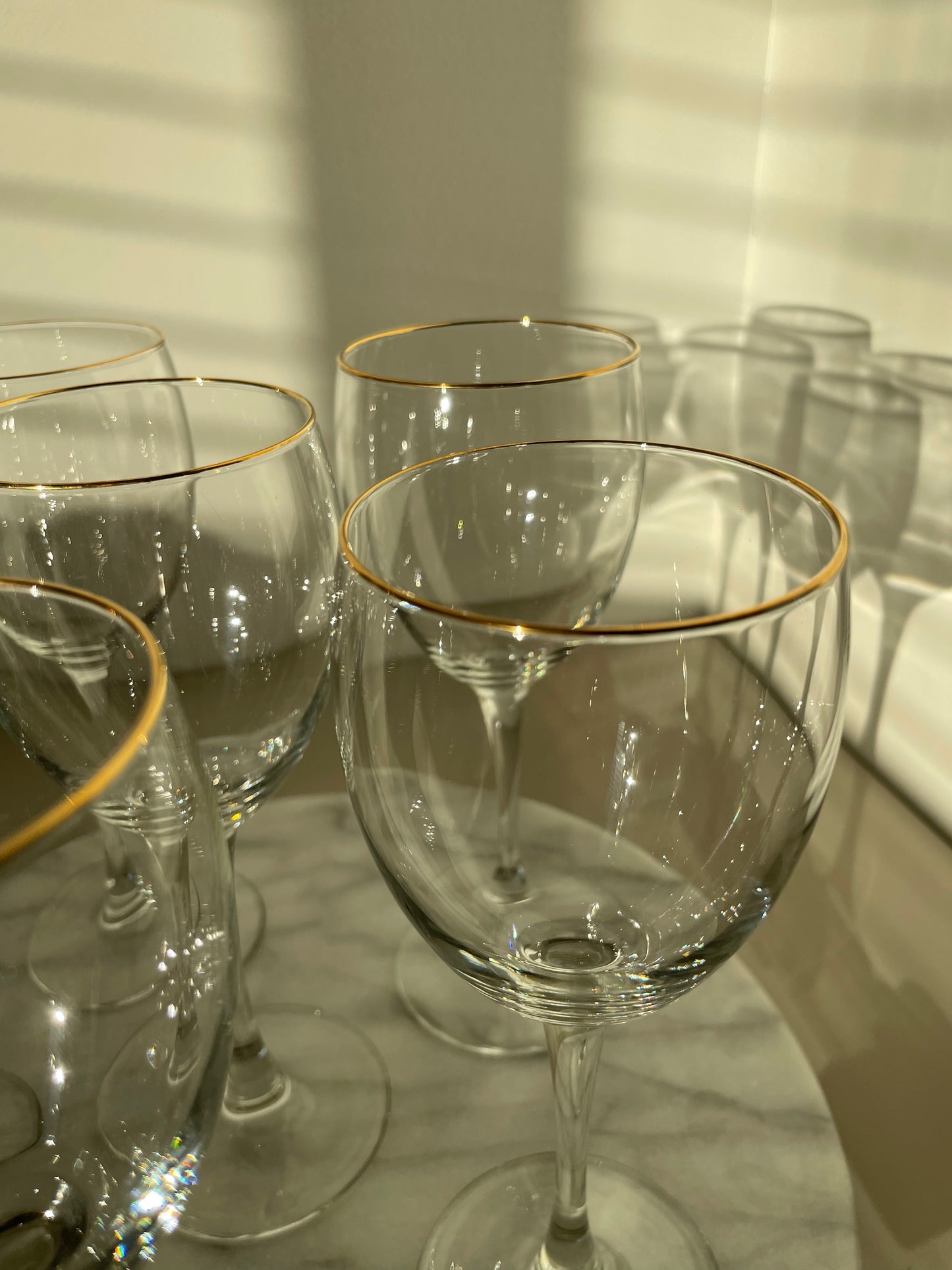 Wine glasses