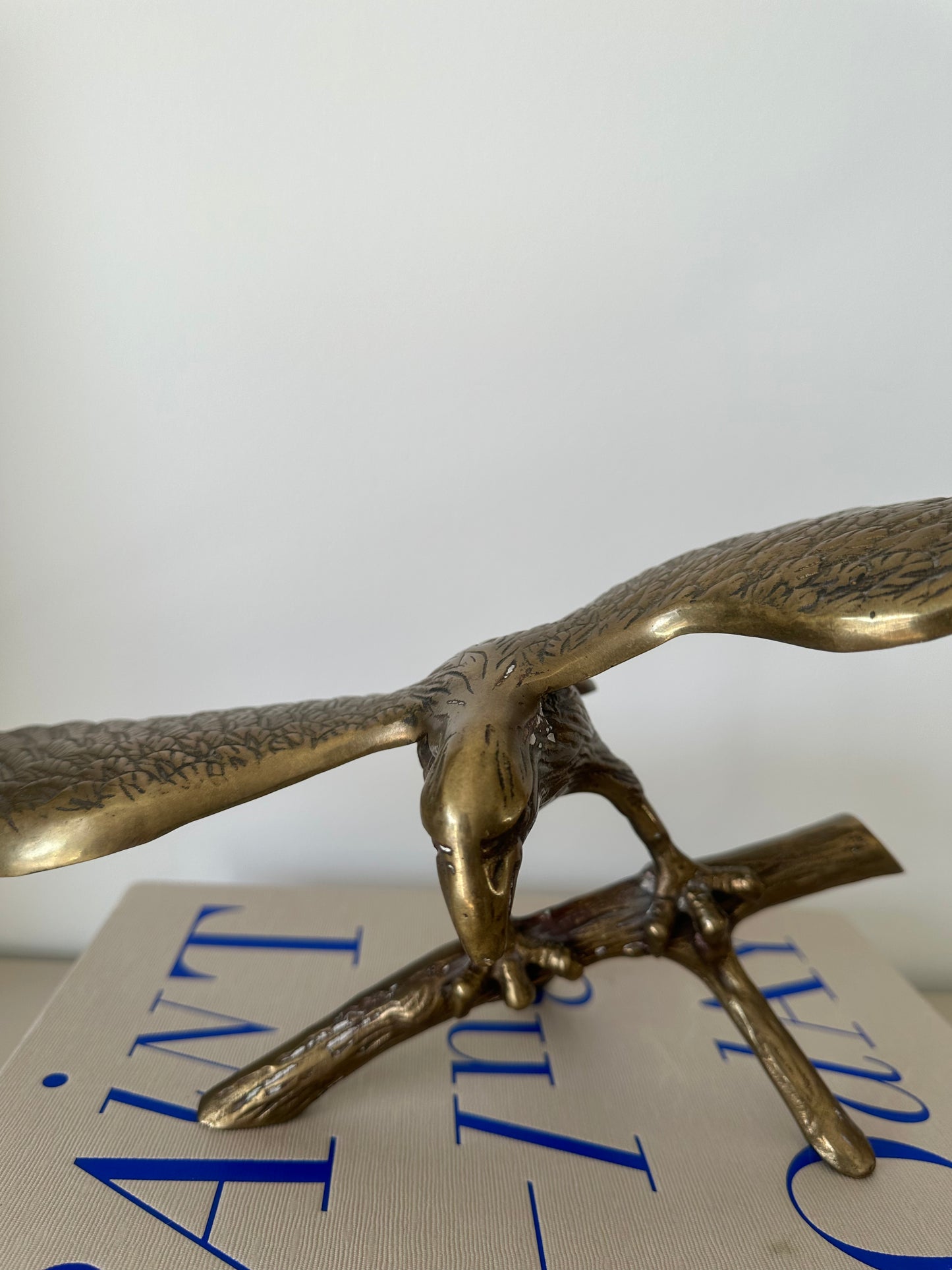 Vintage brass eagle