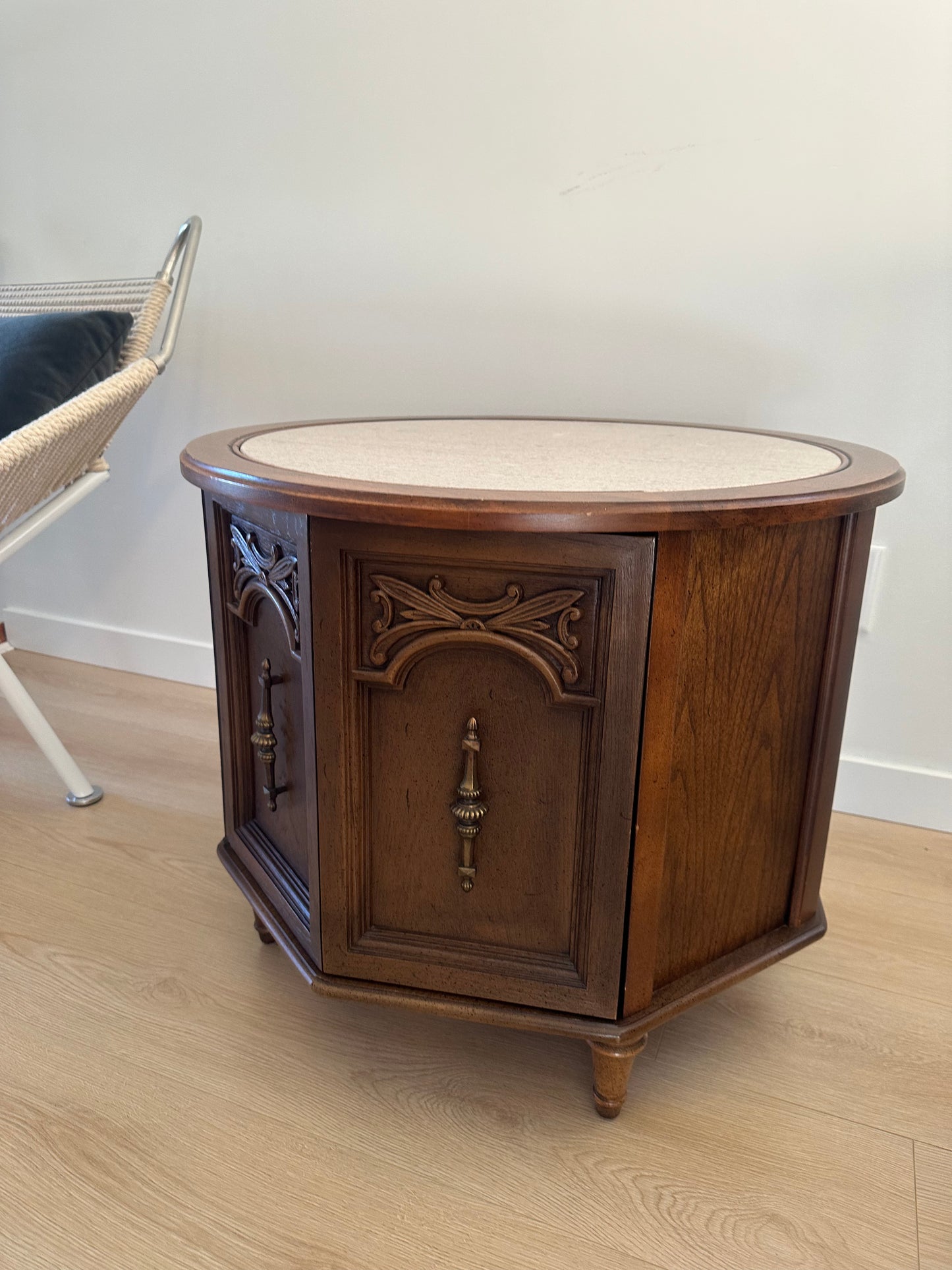 Round Drum Barrel  Side Table