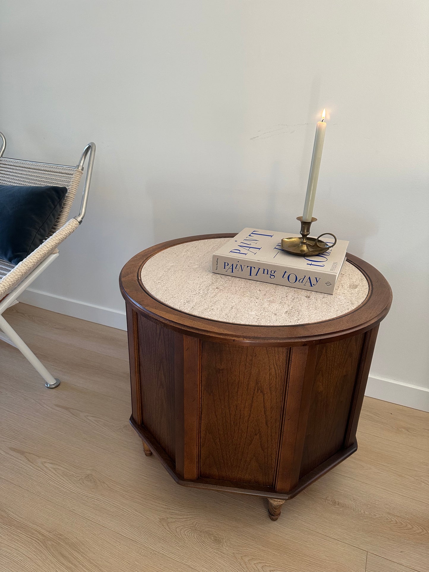 Round Drum Barrel  Side Table