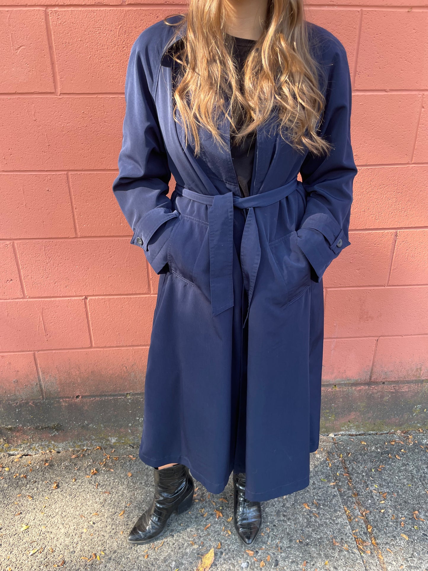 Blue Trench Coat 