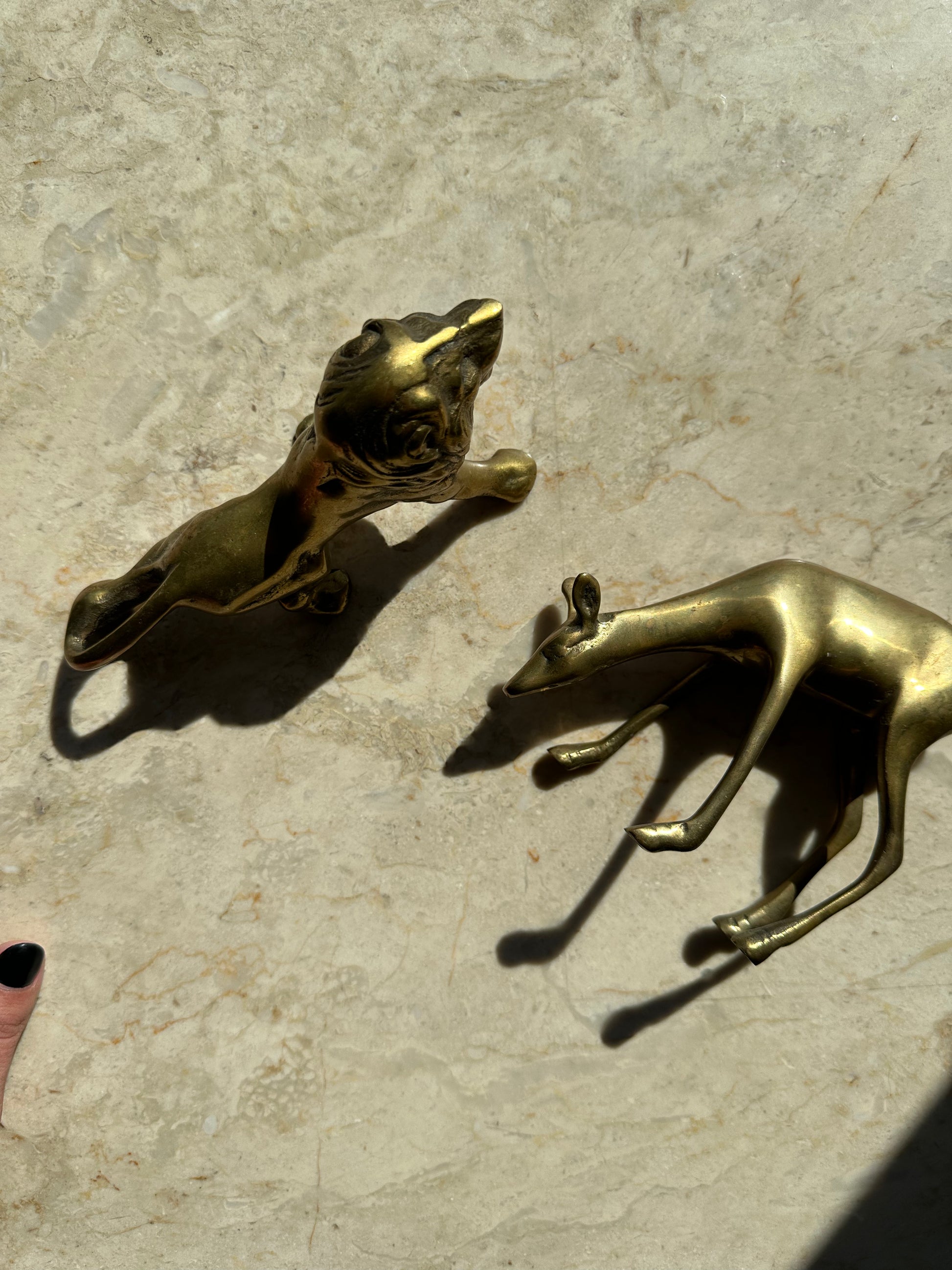 Brass Deer Figurine