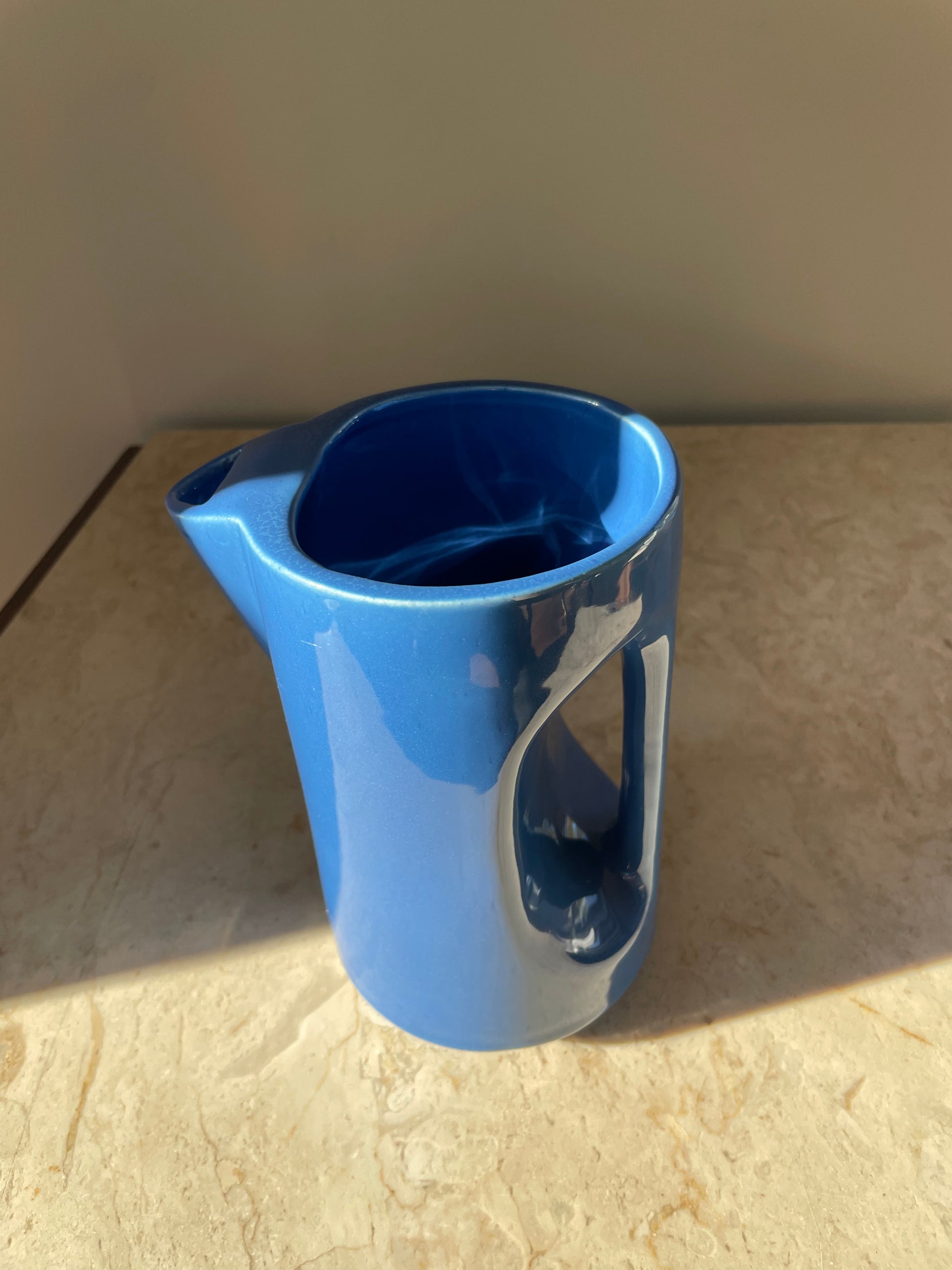 Handmade Blue Pitcher