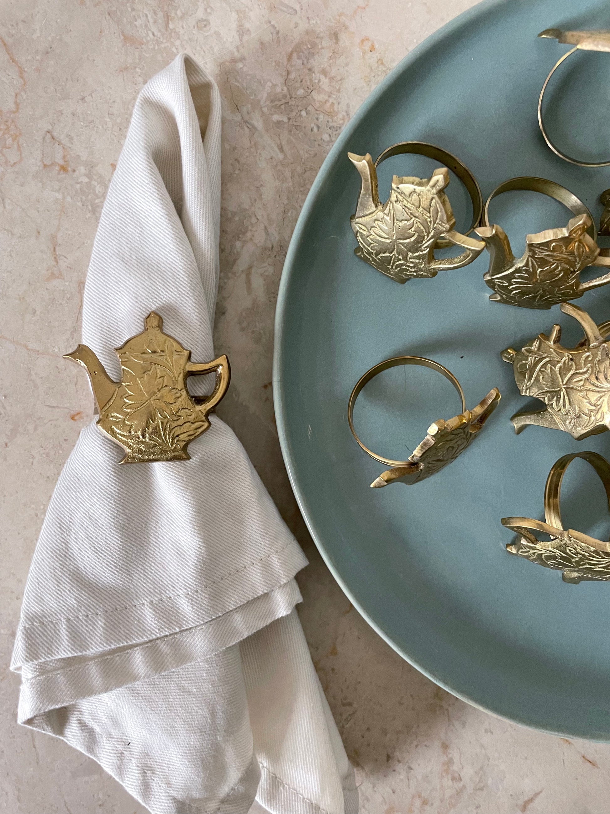 Brass Napkin Rings