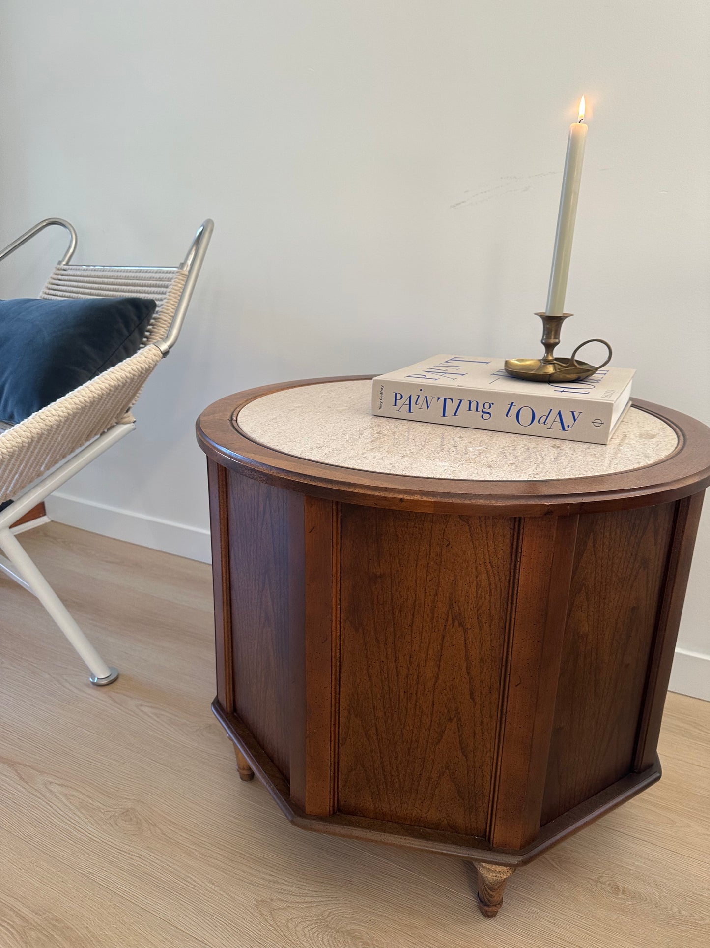 Round Drum Barrel  Side Table