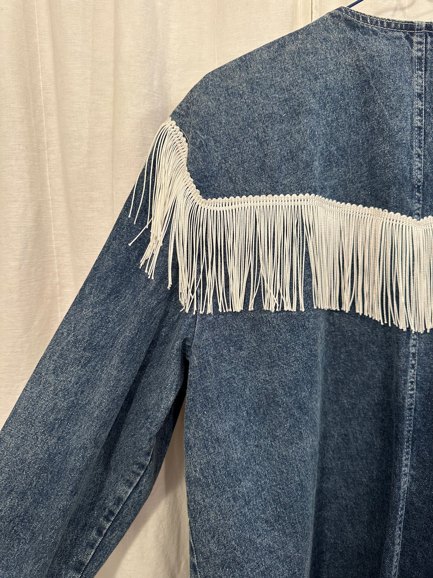 Fringe Denim Jacket