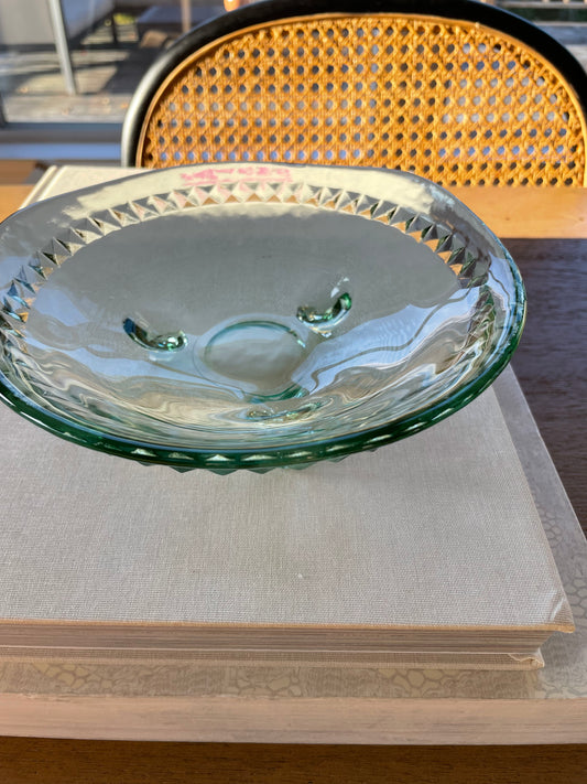 Catchall glass bowl